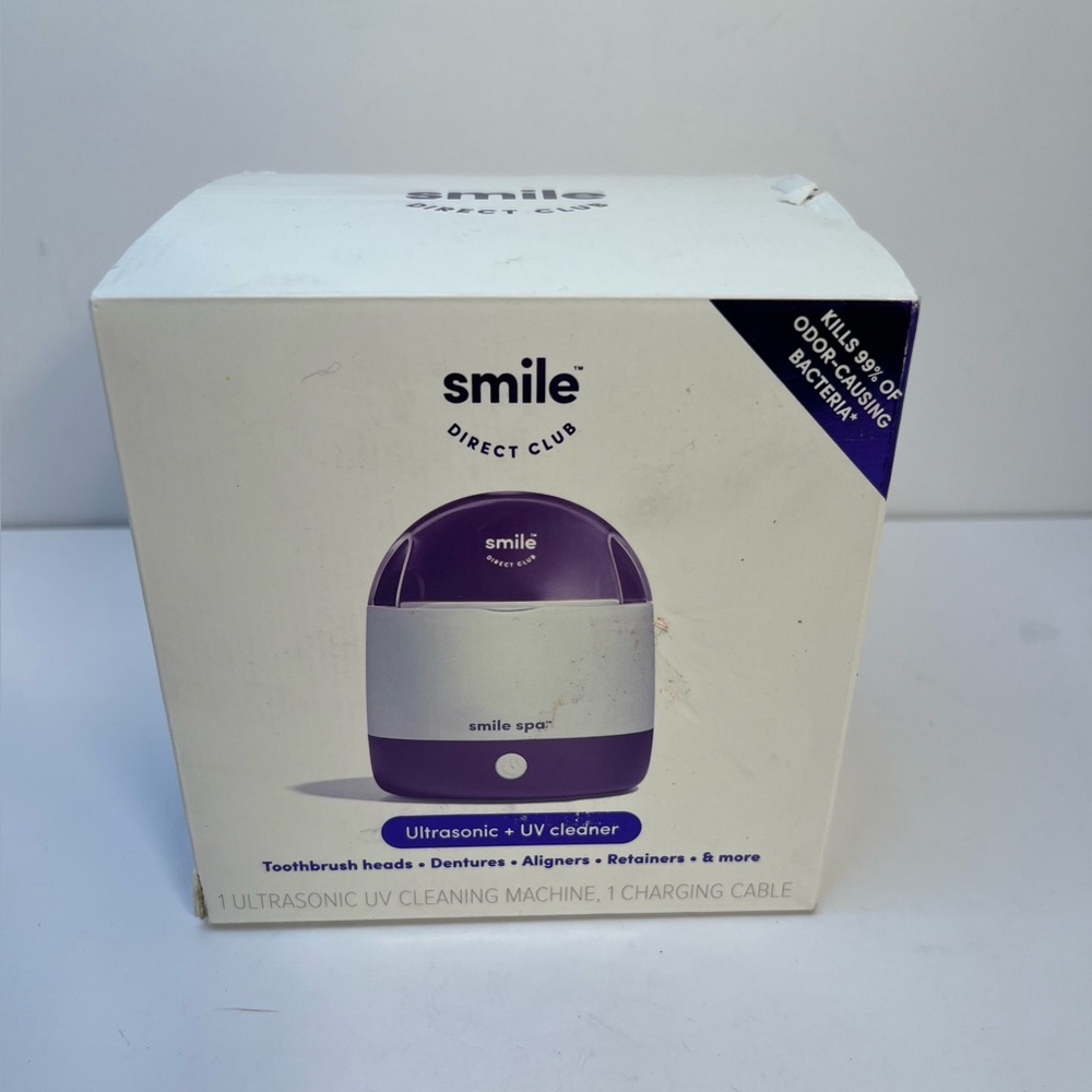 SmileDirectClub Smile Spa Ultrasonic + UV Cleaner Brand New In Box Dental Teeth